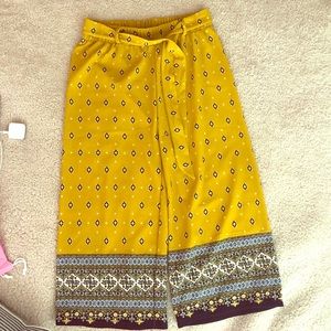 Mustard Boho Pants by Lipslide